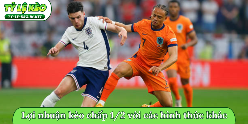 Lợi nhuận kèo chấp 1/2 với các hình thức khác