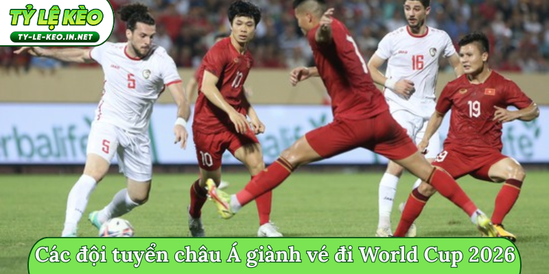 Các đội tuyển châu Á giành vé đi World Cup 2026